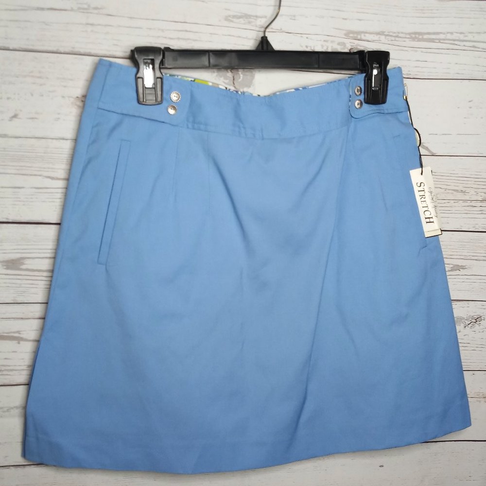 Sport Haley Tennis Golf Stretch Skort SZ 2 Blue